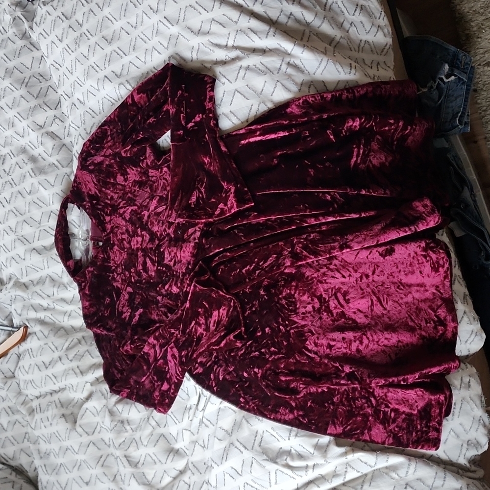 Girl XL velvet dress